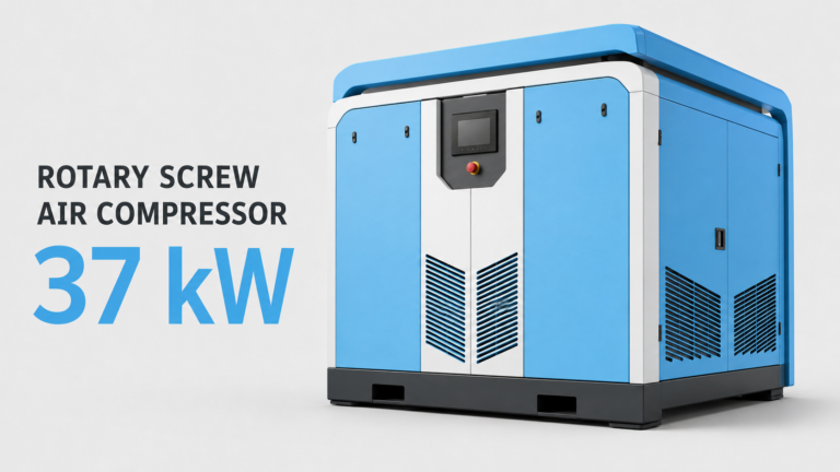 37kW油冷式永久磁石変周速スクリューコンプレッサー