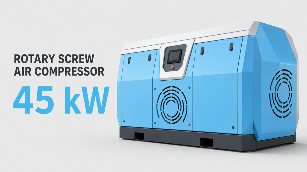 45kW油冷式永久磁石変周波数スクリュー空気圧縮機